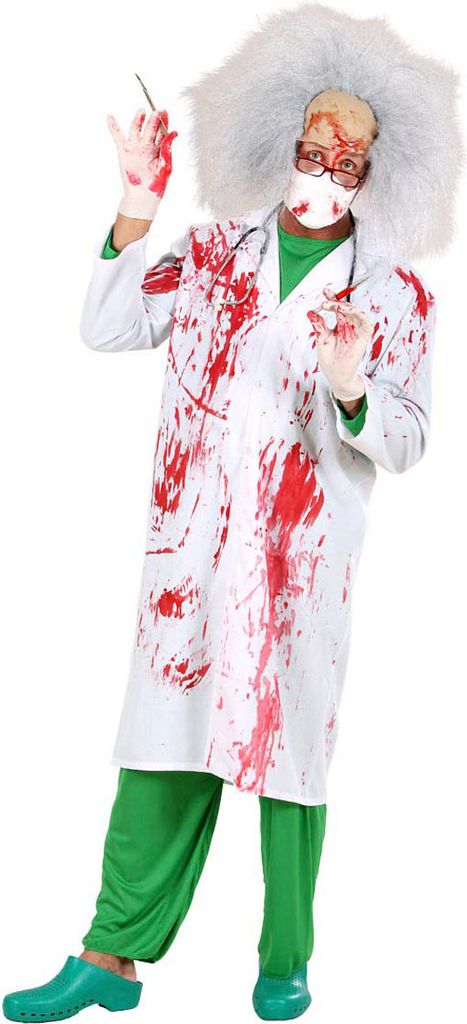 Blutiger Doktor-Kittel, Größe:M
