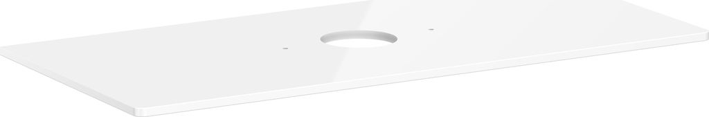 hansgrohe Xelu Q Konsole mit Ausschnitt mittig, 1180x550, für Aufsatzwaschtisch, ohne Hahnloch, 54115050