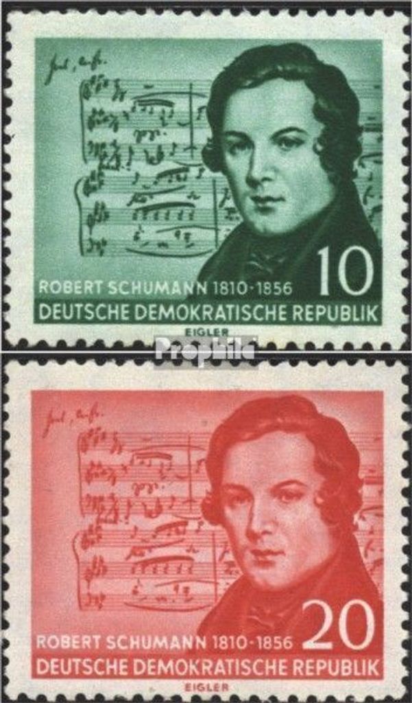 Briefmarken DDR 1956 Mi 541-542 (kompl.Ausg.) gestempelt Produktbild 