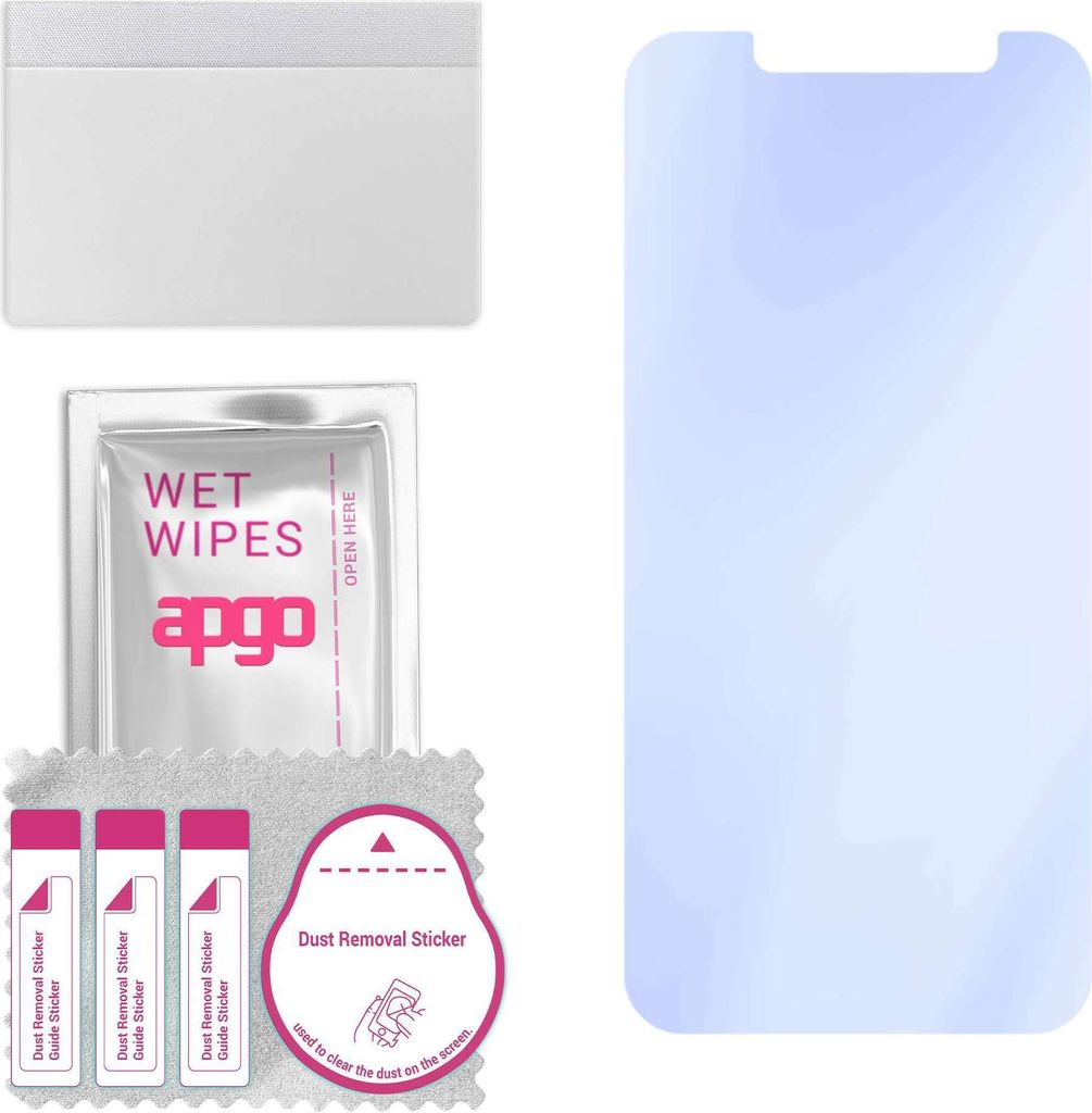 apgo Hybrid Schutzglas, kompatibel mit Ulefone Power Armor 16 Pro, 9H Härte, Flexible Nano Glass PRO, toller Ersatz für Hartglas, kratzfester Dis...