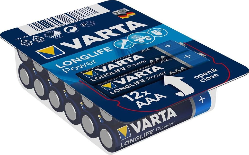 VARTA Alkaline Batterie Longlife Power BIG BOX Micro AAA Produktbild 