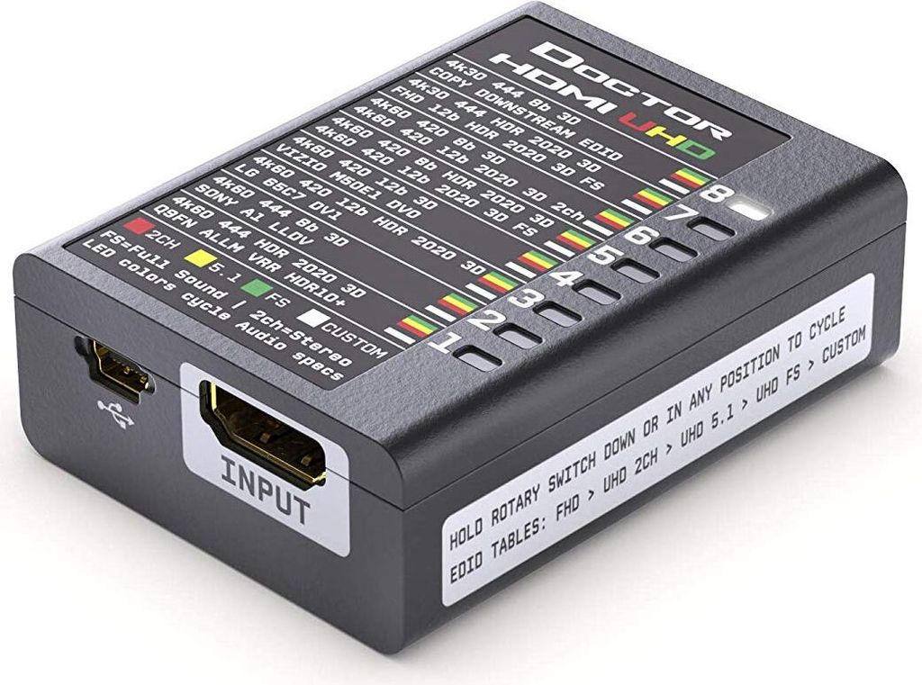 HDFury HDF0130 Dr. HDMI 4K - Gestionnaire/émulateur HDMI Image du produit 
