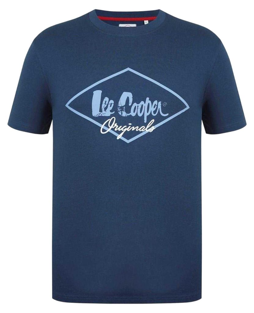 Lee Cooper - "Originals" T-Shirt für Herren GT16856 (M) (Graublau)