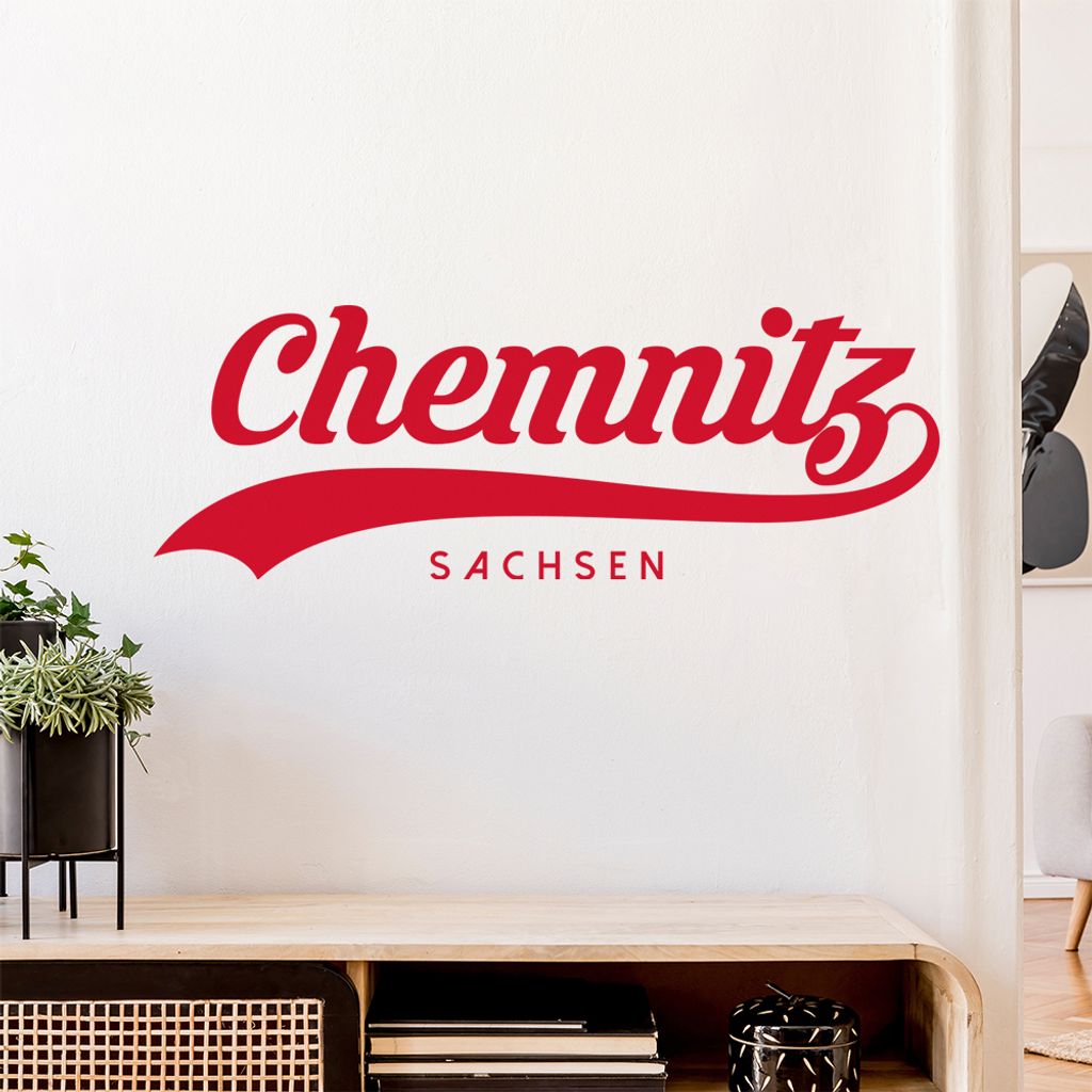 Chemnitz Sachsen Wandtattoo Wandaufkleber Wall Sticker - Dekoration, Küche, Wohnzimmer, Schlafzimmer, Badezimmer