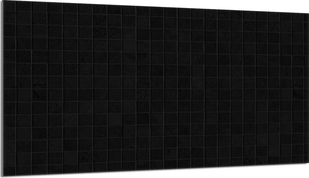 Wenko Piastra di copertura in vetro Universale Nero 30 x 52 cm / Set da 2
