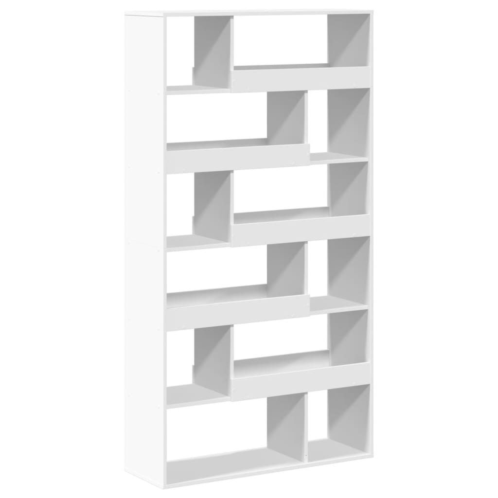 Bücherregal Weiß 100x33x187,5 cm Holzwerkstoff