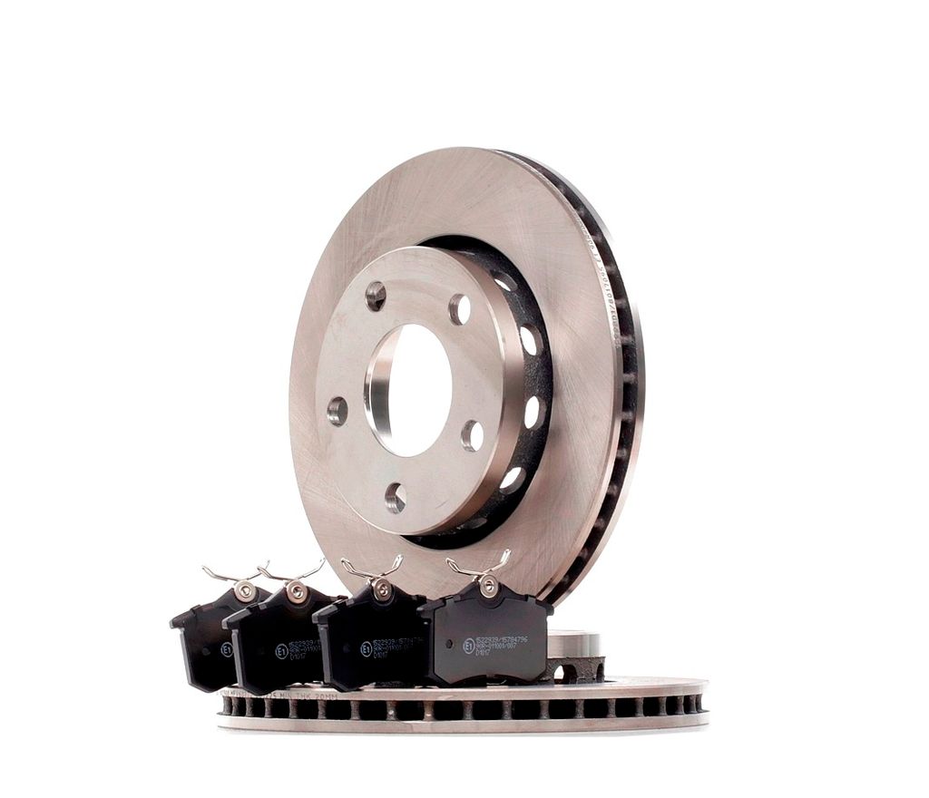2X Bremsscheiben Ø256Mm + Bremsbeläge Hinten