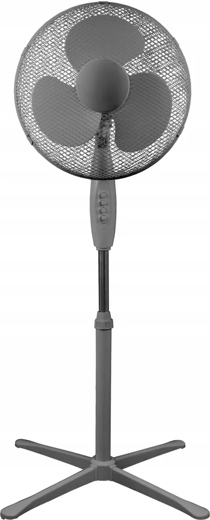 Ventilateur sur pied 40 cm Volteno pour salon et chambre - Gris 40W