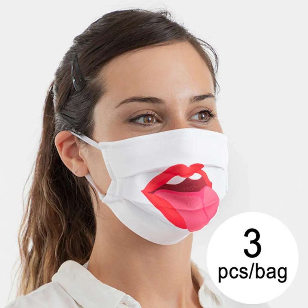 Maschera igienica in tessuto riutilizzabile Lingua Luanvi taglia M Confezione da 3 unità