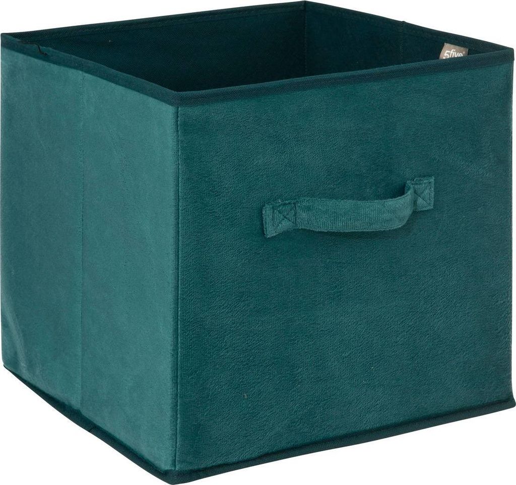 Contenitore, velluto, verde, 31 cm Immagine del prodotto 