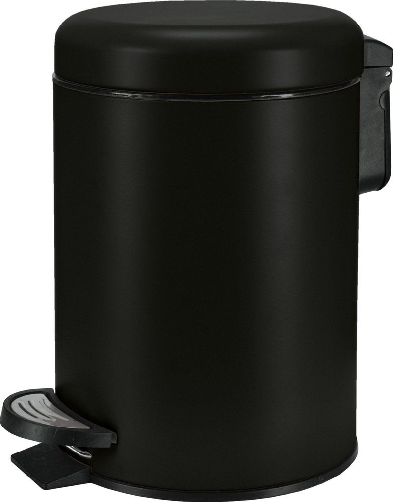 Kleine Wolke Kosmetikeimer ONE Schwarz 3 Liter Produktbild 