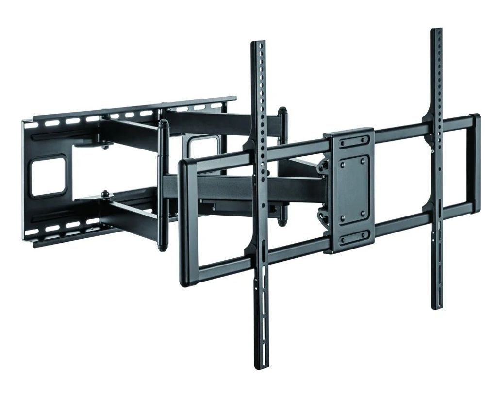 TECHLY Schlanke Wandhalterung für 152,4-304,8cm 60-120Zoll TV Schwarz