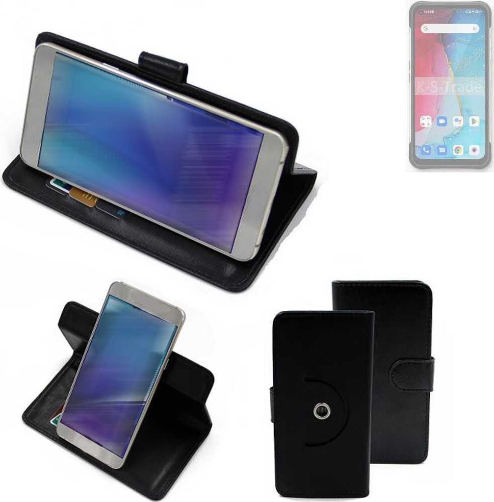 K-S-Trade Case Schutzhülle Handyhülle kompatibel mit Unihertz TickTock-S Flipcase Smartphone Cover Handy Schutz Tasche Klapphülle Walletcase