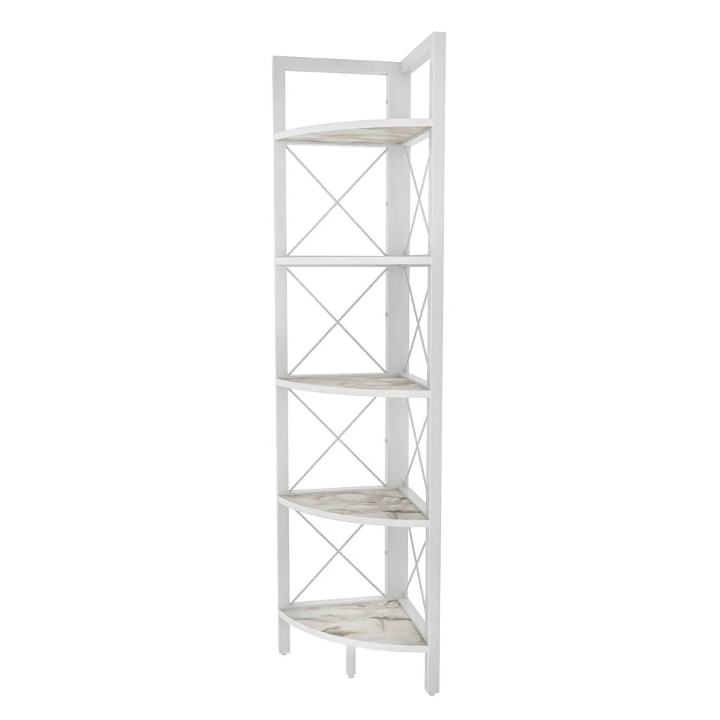 Bibliothèque Blanche Remo - Rangez vos Livres avec ce Meuble Compact