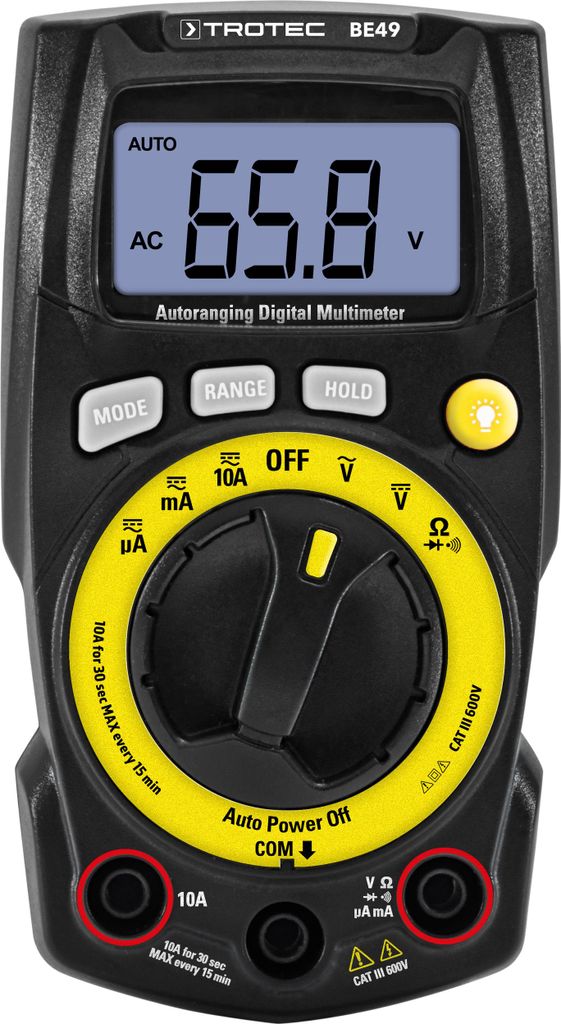 TROTEC Digital-Multimeter BE49 | Digitales Produktbild 