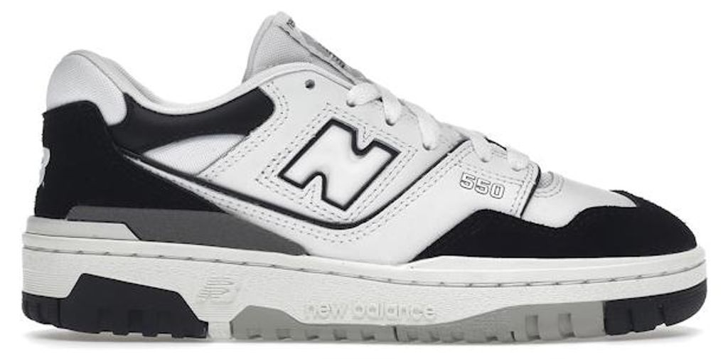 New Balance 550, modèle blanc et noir "Rain Cloud" (taille Image du produit 