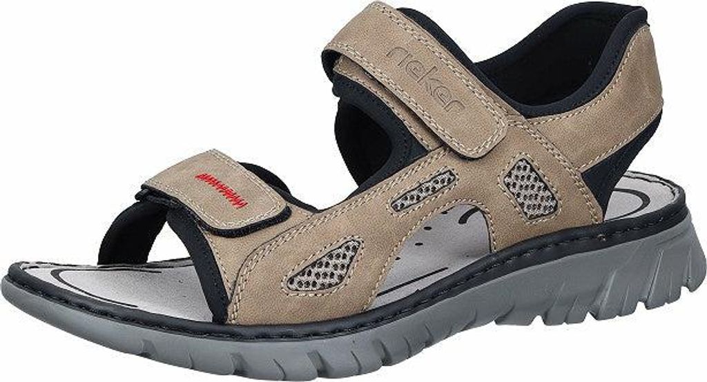 Rieker Herren Trekkingsandalen 26761-65 Beige Synthetik Gr.42