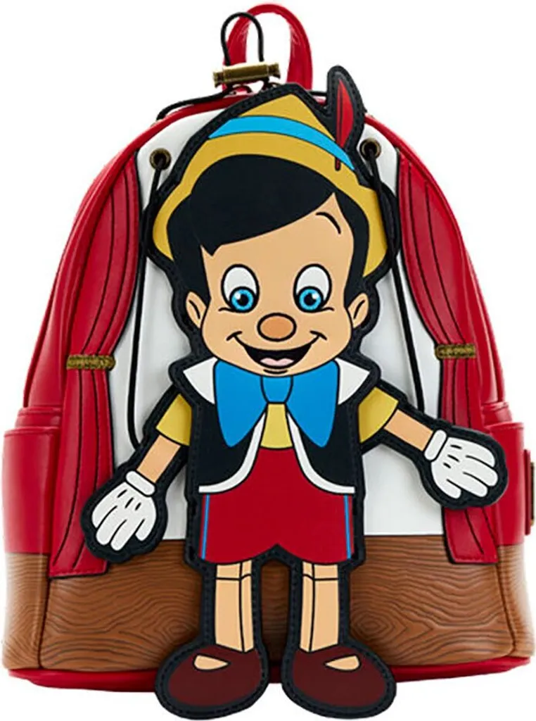 Zaino Loungefly Disney Pinocchio 26cm - Edizione Premium per Veri Fan