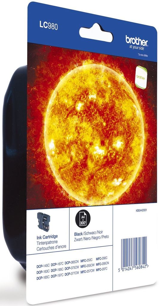 Brother LC980BK cartouche d'impression noire Image du produit 