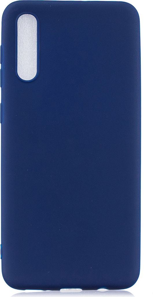 Für Samsung A50 Lovely Candy Color Matte TPU Anti-Scratch rutschfeste Schutzhülle Rücken Case Navy