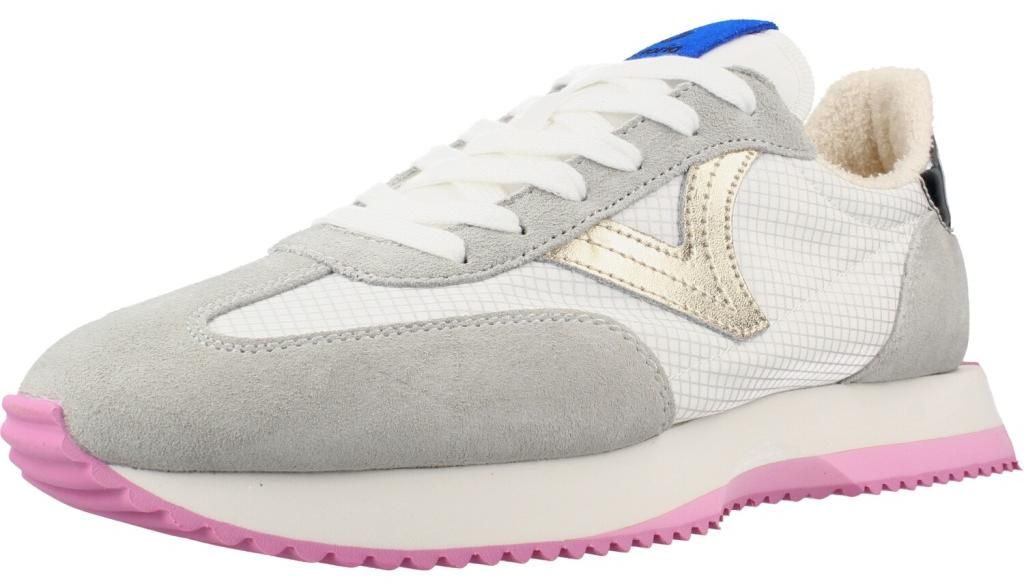 Victoria Low-Top Leder-Sneaker mit Schnürsenkeln und Synthetik-Laufsohle