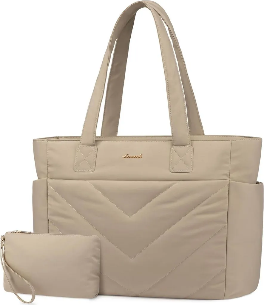 LOVEVOOK Borsa Laptop Donna: Il Must-Have Cachi per il Lavoro 15,6"