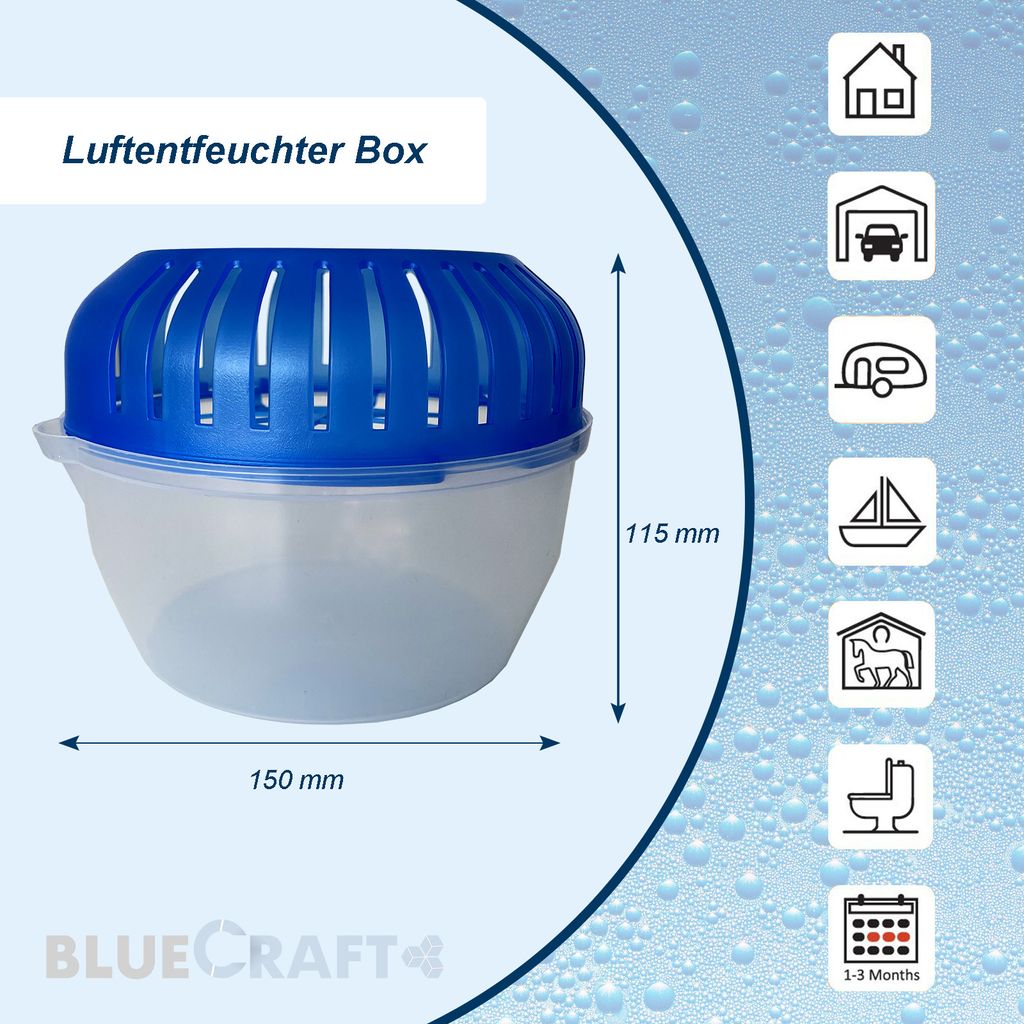 Raumentfeuchter Box inkl. 12x 450g Luft-Entfeuchter Produktbild 2