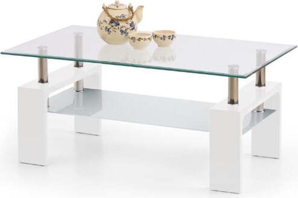 OXM Couchtische Weiß 100 x 45 x 60 cm