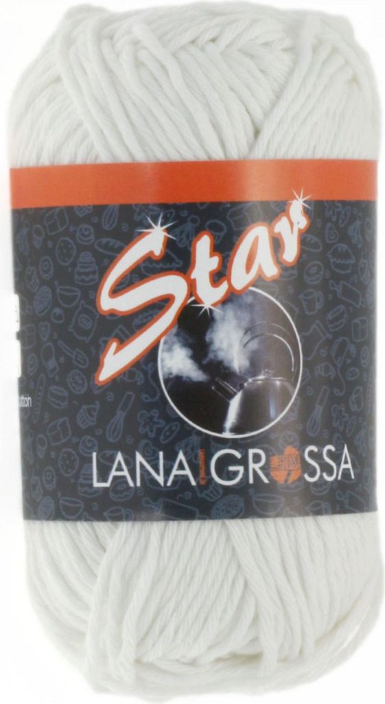 Lana Grossa STAR 50 g klassisches Topflappengarn 100 % Produktbild 