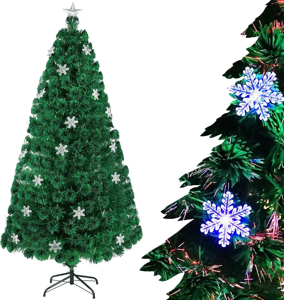 Sapin de Noël Artificiel 210cm Stable et Lumineux - Fini les Aiguilles !