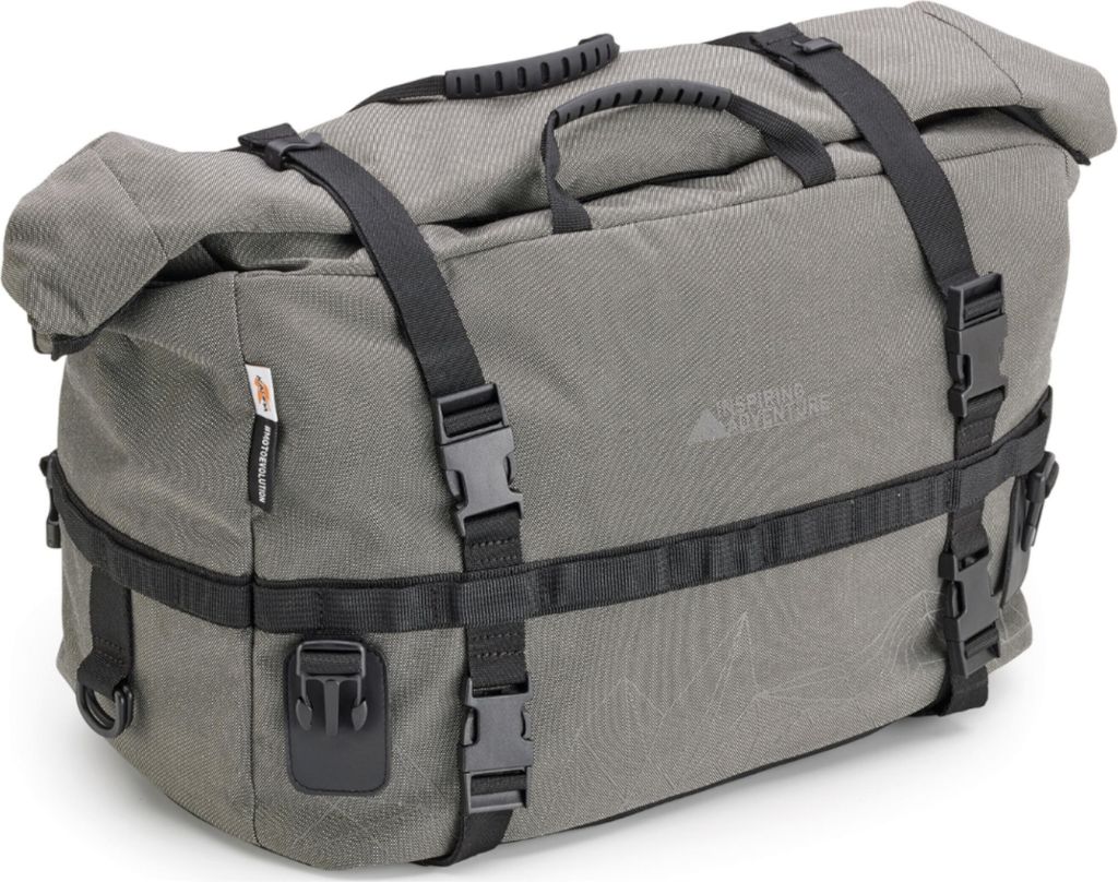 Kappa Hecktasche Grau, Motorrad Gepäcktasche , 32L