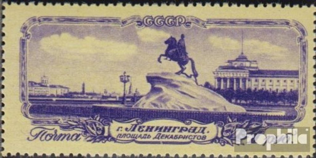 Briefmarken Sowjetunion 1953 Mi 1688 postfrisch Wiederaufbau Leningrad