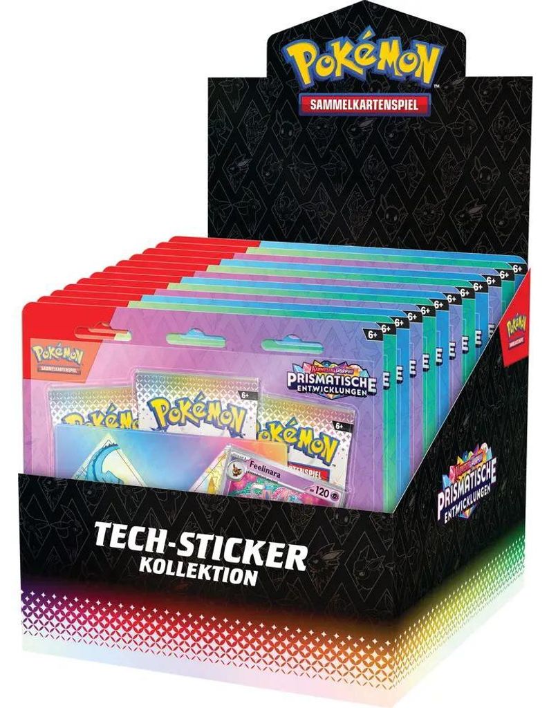 Pokemon Tech Sticker Kollektion Case 12 Stück deutsch Obrázok produktu 