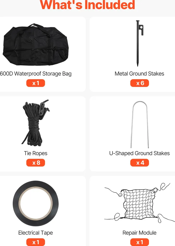SucceBuy Gabbia da baseball (semicircolare) Rete 366x310x233 cm, rete da allenamento mobile con tessuto in poliestere resistente e senza nodi e apertura per macchine lanciapalle, inclusa rete da allenamento per softball - 7