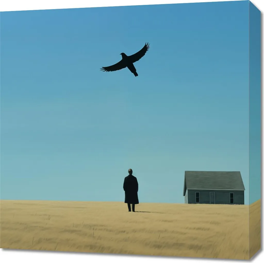 Vendita Quadro 60x60 cm Solo e Libero - Arredamento Casa Minimal