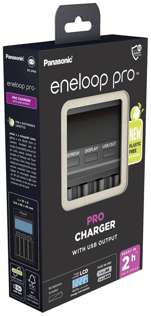 Panasonic Eneloop LCD PRO Charg. BQ-CC65 ERP ohne Akkus