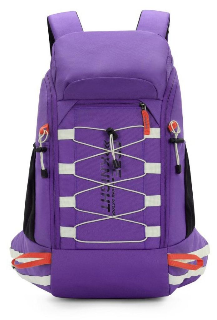 40L Outdoor Rucksack wasserdicht – leichter Trekkingrucksack für Wandern, Reisen & Camping,Purple