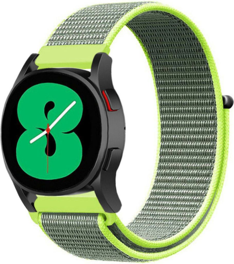 Strap-it Samsung Galaxy Watch 4 - 40mm Nylonarmband (Fluoreszierend)