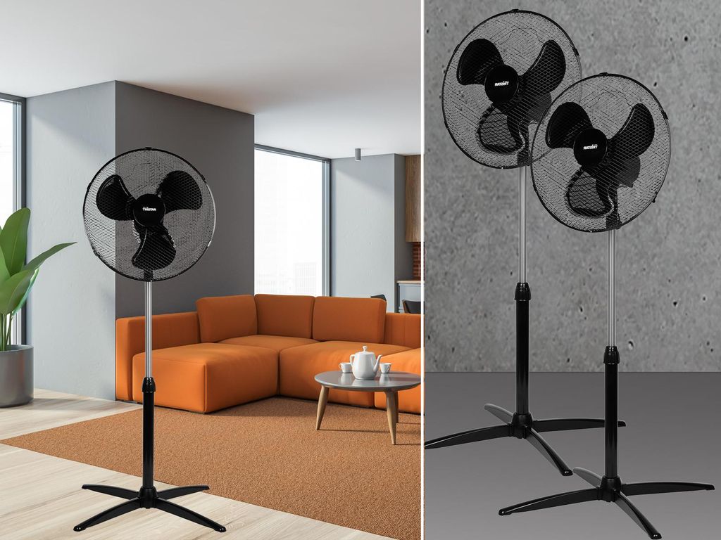 2er SET Standventilatoren Ø40cm Zimmerventilator Winderzeuger Windmaschine