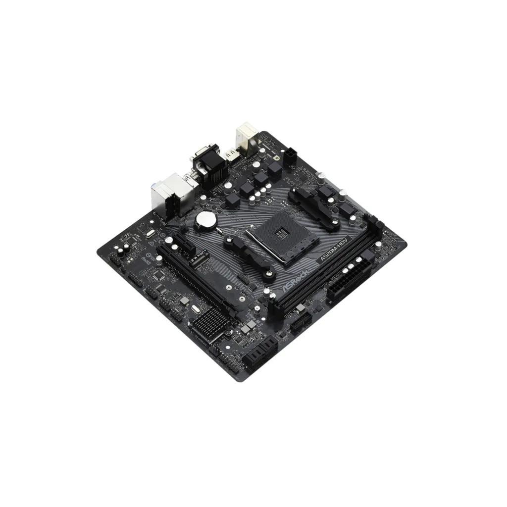 ASRock A520M-HDV - Scheda Madre Affidabile per Ufficio e Casa - 3
