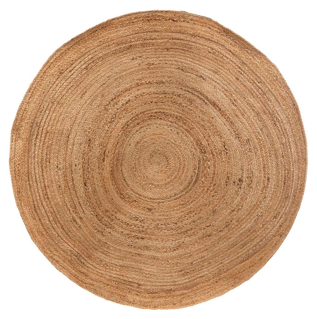 DYWAN JUTOWY 160 cm PLECIONY w stylu boho naturalny Zdjęcie produktu 