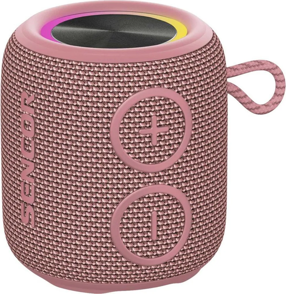 Mini Enceinte Nomade Bluetooth SENCOR SIRIUS 2 MICRO Coloris Rose Pastel