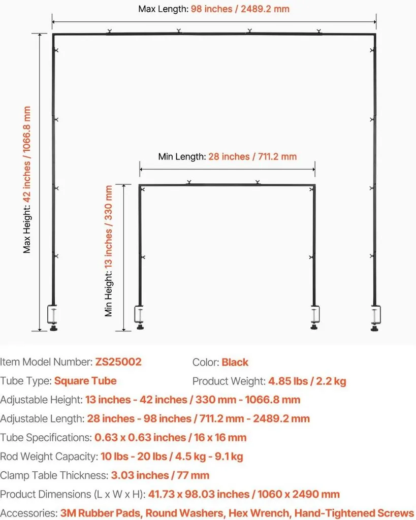 Fini les Cannes qui Tombent : Support de Table en Arc Fixe et Stable - 7