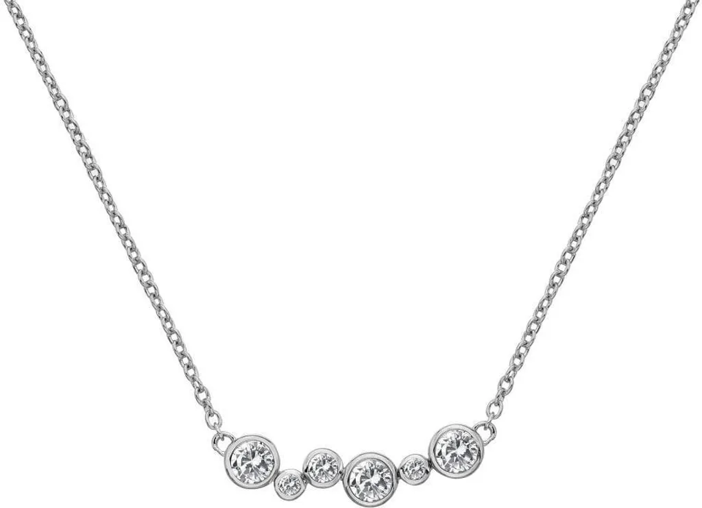 Hot Diamonds DN147 Tender Necklace: Design in Argento e Topazio