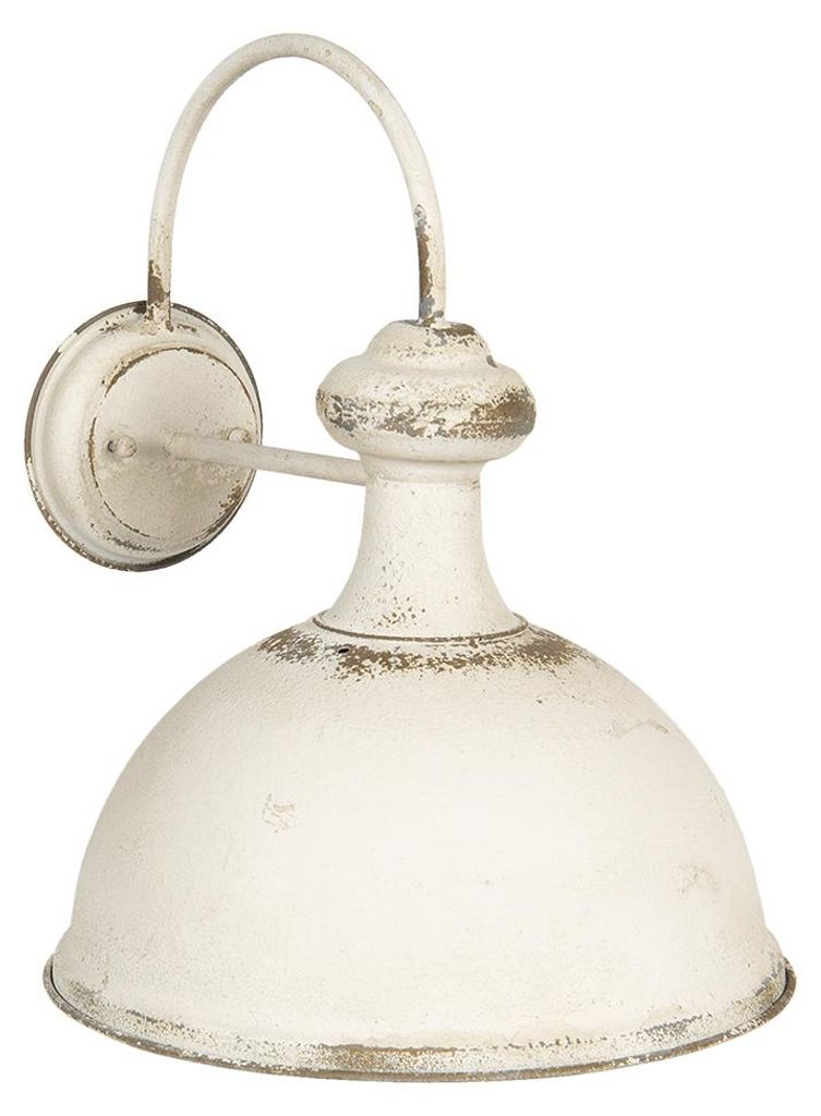 Clayre & Eef Applique 34x41x43 cm Blanc Fer Image du produit 