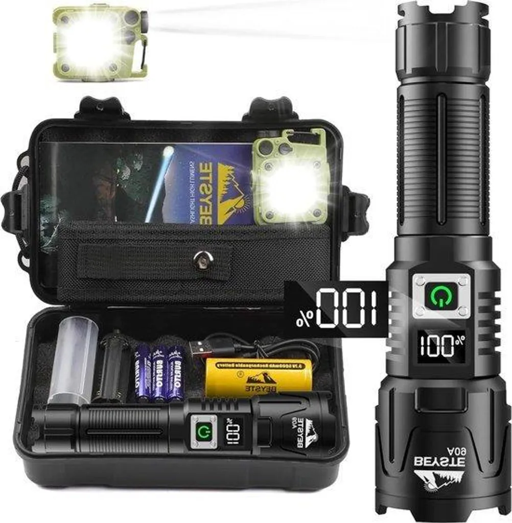 Fini le Manque de Visibilité avec cette Lampe Torche Rechargeable