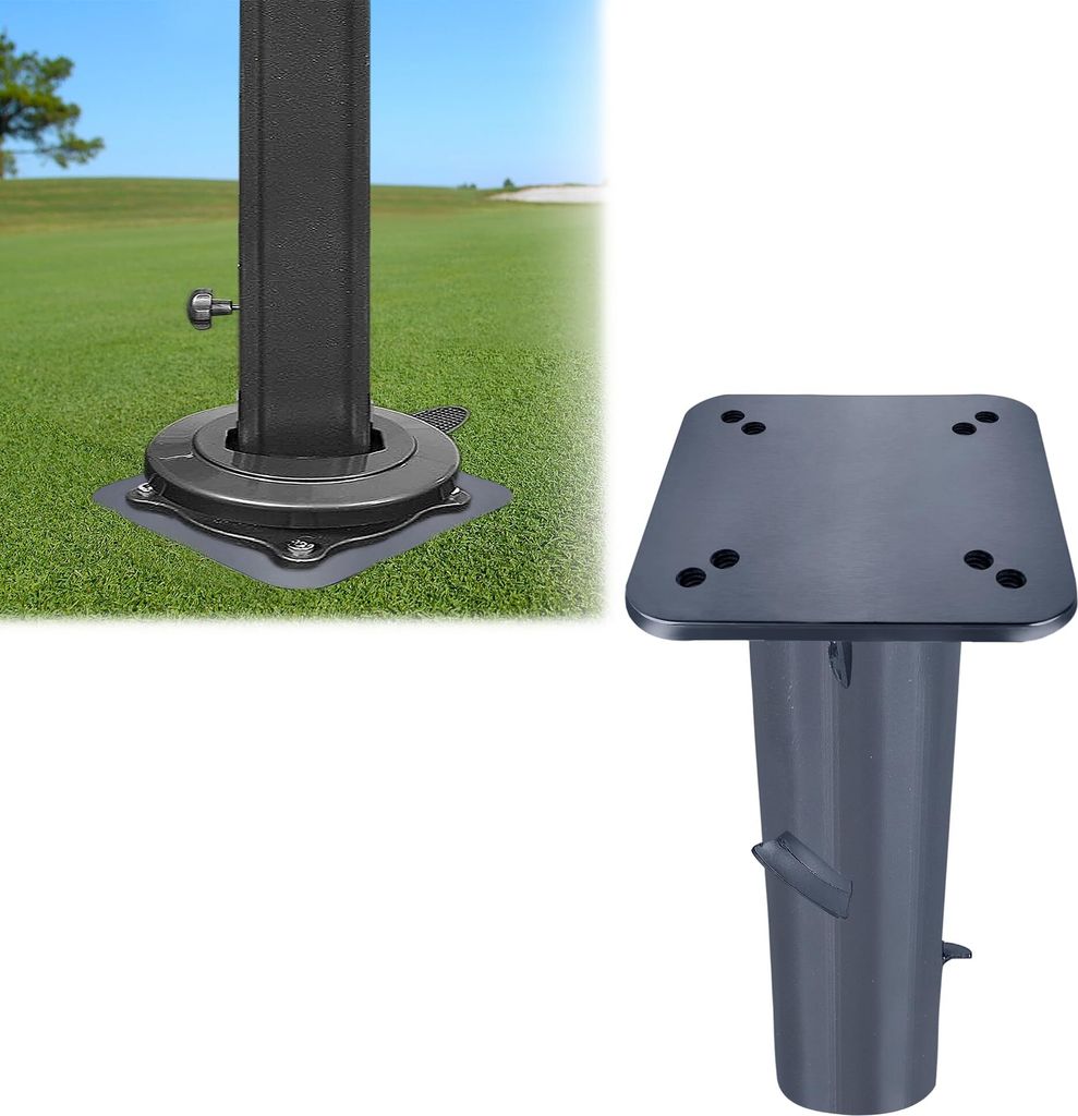 JOIEYOU Douille universelle en métal Pied de parasol Image du produit 