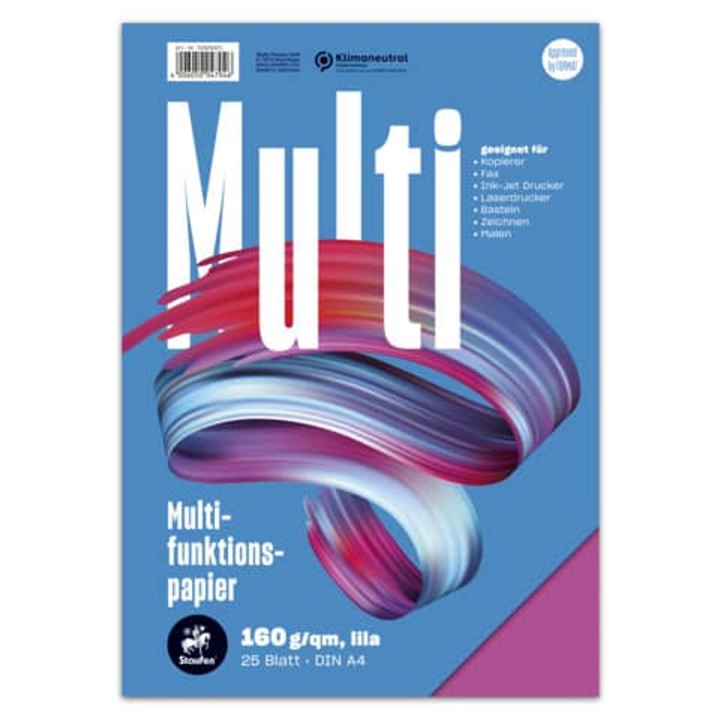 Staufen Multifunktionspapier 25 Blatt 160g/m² rosa DIN A4