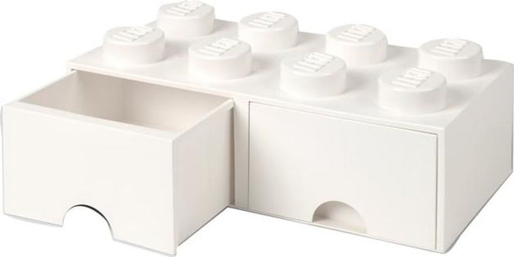 NHG LEGO Auszieh-Aufbewahrungsbox Brick Drawer 8 - White, Produktbild 
