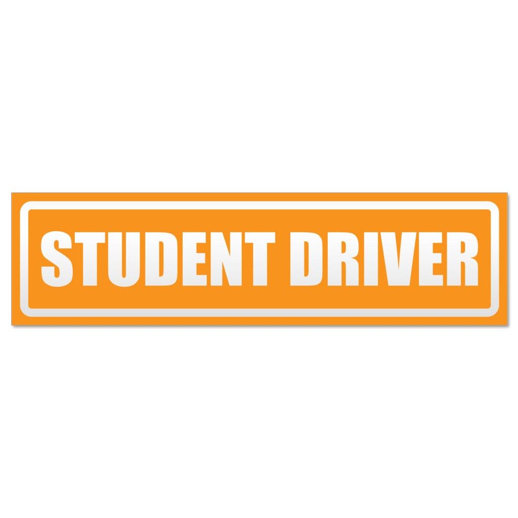 Student Driver invertiert Magnetschild Schild magnetisch
